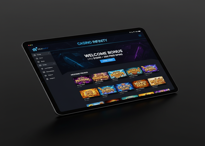 Casino Infinity Casinò su tablet